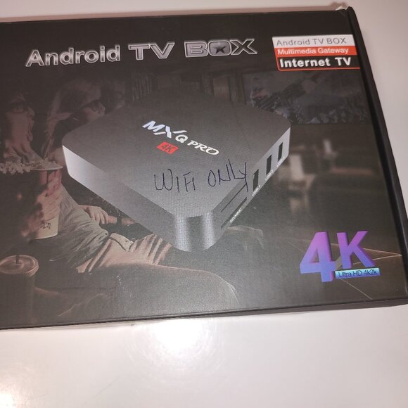 Android TV Box 4K MXQ PRO Internet TV Multimedia TV In BOX-Used/Not Tested - Picture 1 of 12